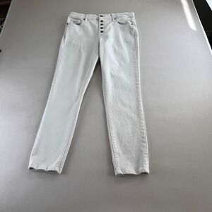Universal Thread Women's High-Rise Skinny Jeans Off White Size 10/30R